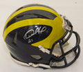 Desmond Howard Signed Michigan Wolverines Riddell Speed Mini Helmet - HOWMIN302 - Desmond Howard Signed Michigan Wolverines Riddell Speed Mini Helmet product image