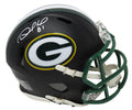 Desmond Howard Signed Green Bay Packers Flat Black Matte Riddell Speed Mini Helmet - HOWMIN305 - Desmond Howard Signed Green Bay Packers Flat Black Matte Riddell Speed Mini Helmet product image