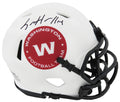 Sam Howell Signed Washington Football Team Lunar Eclipse Riddell Speed Mini Helmet - HOWMIN330 - Sam Howell Signed Washington Football Team Lunar Eclipse Riddell Speed Mini Helmet product image