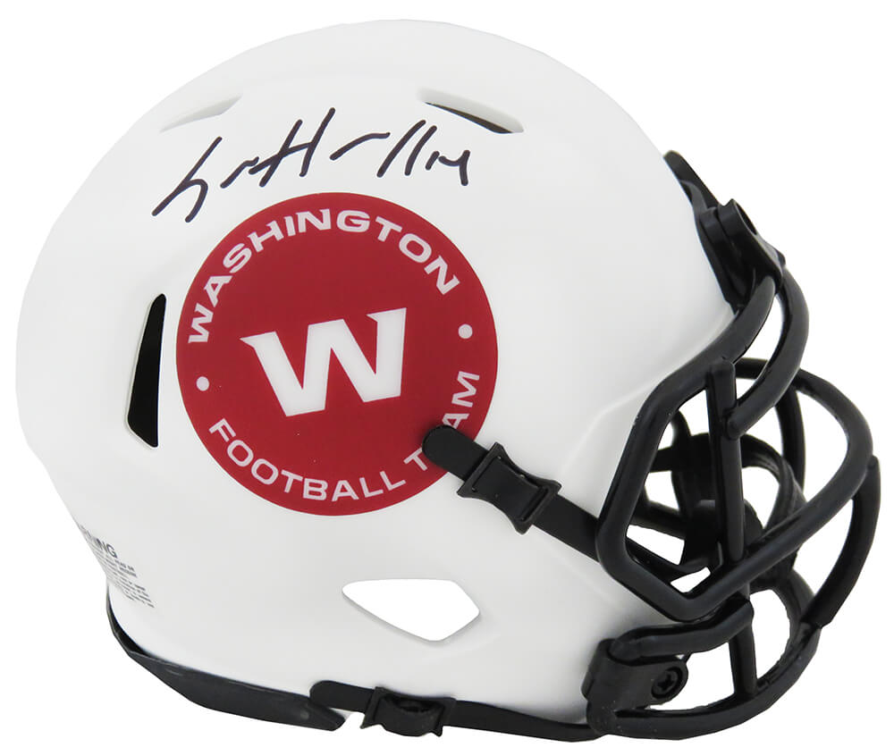 Sam Howell Signed Washington Football Team Lunar Eclipse Riddell Speed Mini Helmet - HOWMIN330 - Sam Howell Signed Washington Football Team Lunar Eclipse Riddell Speed Mini Helmet product image