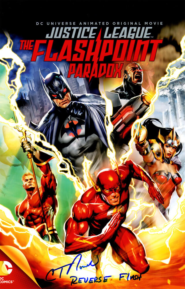 C. Thomas Howell Signed Justice League The Flashpoint Paradox 11x17 Movie Poster w/Reverse Flash - HOWPST502 - C. Thomas Howell Signed Justice League The Flashpoint Paradox 11x17 Movie Poster w/Reverse Flash product image