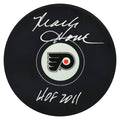 Mark Howe Signed Philadelphia Flyers Logo Hockey Puck w/HOF 2011 - HOWPUC425 - Mark Howe Signed Philadelphia Flyers Logo Hockey Puck w/HOF 2011 product image