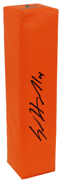 Sam Howell Signed BSN Orange Football Endzone Pylon - HOWPYL300 - Sam Howell Signed BSN Orange Football Endzone Pylon product image