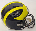 Desmond Howard Signed Michigan Wolverines Riddell Full Size Replica Helmet w/91 Heisman - HOWREP300 - Desmond Howard Signed Michigan Wolverines Riddell Full Size Replica Helmet w/91 Heisman product image
