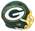 Desmond Howard Signed Green Bay Packers AMP Alternate Series Riddell Full Size Speed Replica Helmet w/SB XXXI MVP - HOWREP307 - Desmond Howard Signed Green Bay Packers AMP Alternate Series Riddell Full Size Speed Replica Helmet w/SB XXXI MVP product image