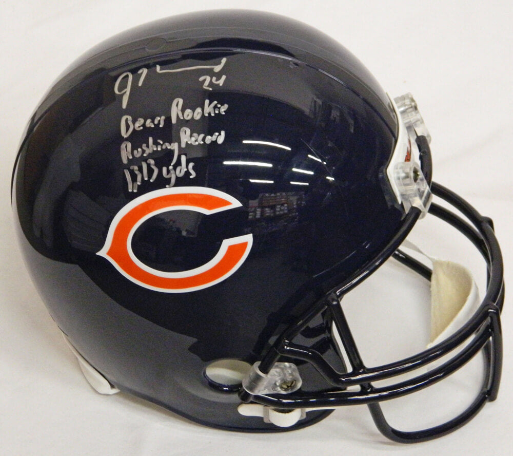 Jordan Howard Signed Chicago Bears Riddell Full-Size Replica Helmet w/Bears Rookie Rushing Record 1,313 Yds - HOWREP311 - Jordan Howard Signed Chicago Bears Riddell Full-Size Replica Helmet w/Bears Rookie Rushing Record 1,313 Yds product image