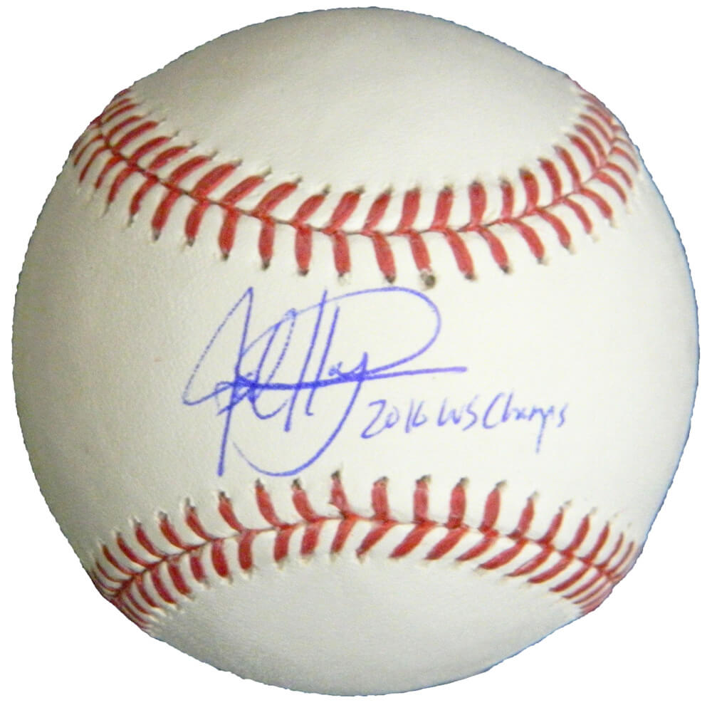 Jed Hoyer Signed Rawlings Official MLB Baseball w/2016 WS Champs - HOYBSB106 - Jed Hoyer Signed Rawlings Official MLB Baseball w/2016 WS Champs product image