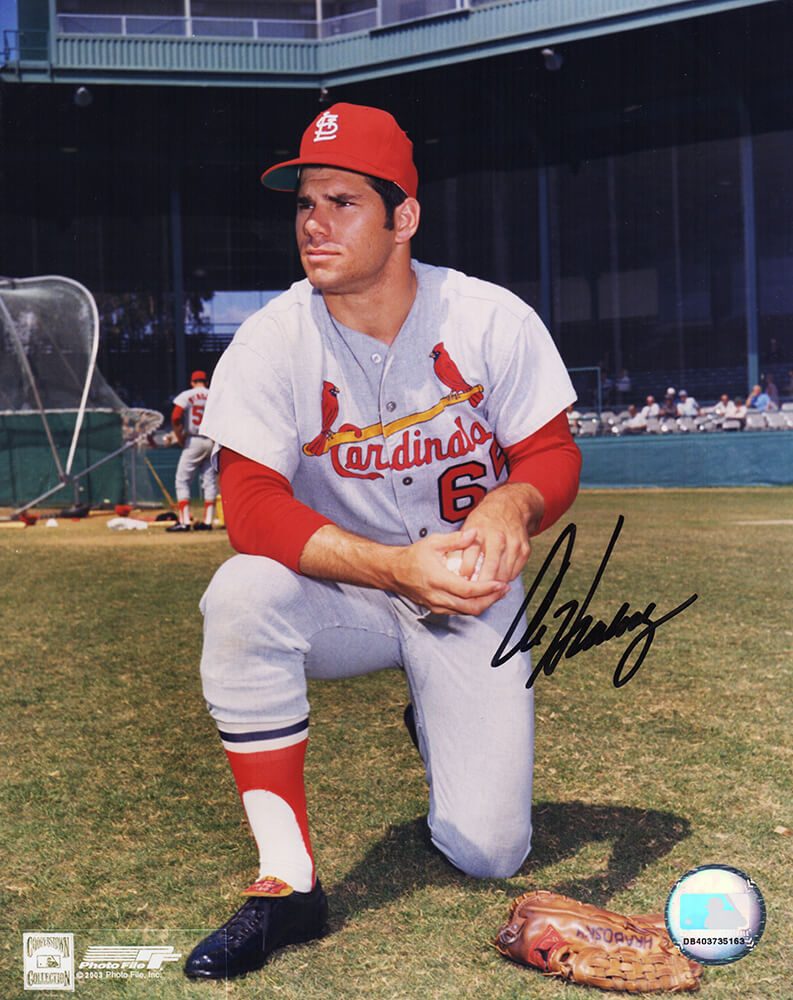 Al Hrabosky Signed Cardinals Kneel Pose 8x10 Photo - HRA08P100 - Al Hrabosky Signed Cardinals Kneel Pose 8x10 Photo product image
