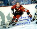 Bobby Hull Signed Chicago Blackhawks Action With Puck 8x10 Photo w/HOF 1983 - HUL08P415 - Bobby Hull Signed Chicago Blackhawks Action With Puck 8x10 Photo w/HOF 1983 product image