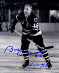 Bobby Hull Signed Chicago Blackhawks B&W 8x10 Photo w/HOF 1983 - HUL08P419 - Bobby Hull Signed Chicago Blackhawks B&W 8x10 Photo w/HOF 1983 product image