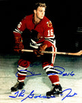 Bobby Hull Signed Chicago Blackhawks Color Stance 8x10 Photo w/The Golden Jet - HUL08P432 - Bobby Hull Signed Chicago Blackhawks Color Stance 8x10 Photo w/The Golden Jet product image