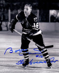 Bobby Hull Signed Chicago Blackhawks B&W 8x10 Photo w/The Golden Jet - HUL08P434 - Bobby Hull Signed Chicago Blackhawks B&W 8x10 Photo w/The Golden Jet product image