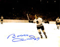 Bobby Hull Signed Chicago Blackhawks B&W Stick Raised 8x10 Photo - HUL08P437 - Bobby Hull Signed Chicago Blackhawks B&W Stick Raised 8x10 Photo product image