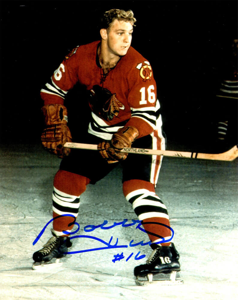 Bobby Hull Signed Chicago Blackhawks Color Stance 8x10 Photo - HUL08P438 - Bobby Hull Signed Chicago Blackhawks Color Stance 8x10 Photo product image