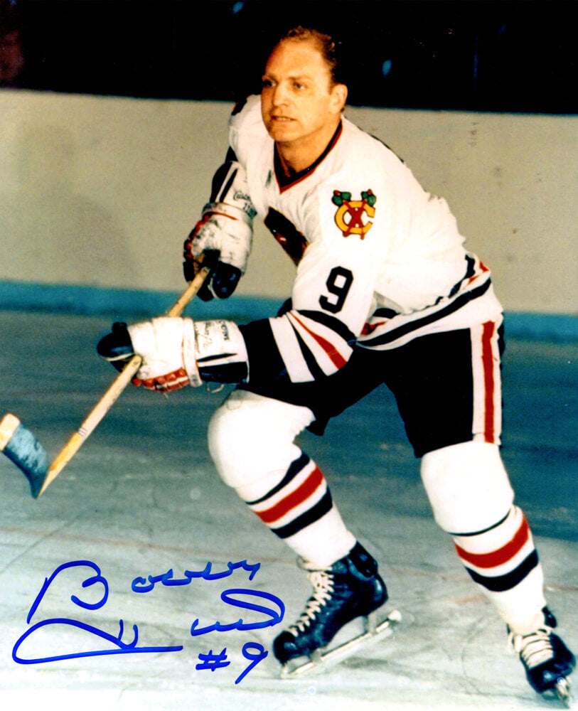 Bobby Hull Signed Chicago Blackhawks In Game Skating 8x10 Photo - HUL08P440 - Bobby Hull Signed Chicago Blackhawks In Game Skating 8x10 Photo product image