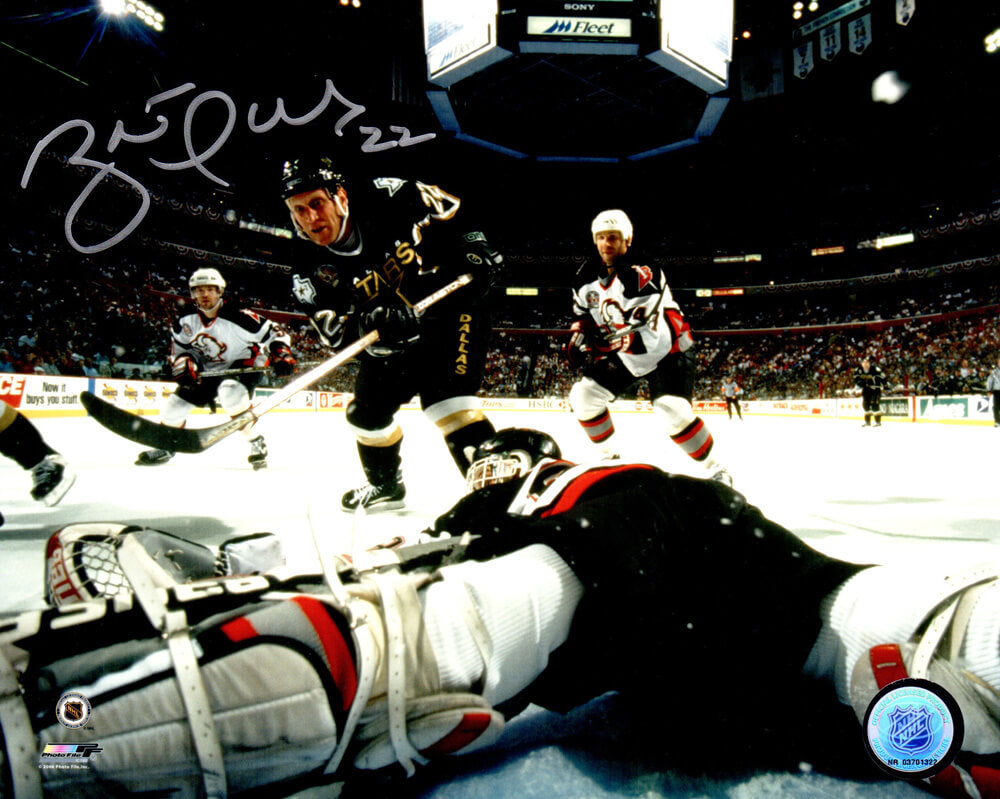 Brett Hull Signed Dallas Stars 1999 Stanley Cup Winning Goal 8x10 Photo - HUL08P476 - Brett Hull Signed Dallas Stars 1999 Stanley Cup Winning Goal 8x10 Photo product image