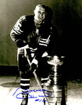 Bobby Hull Signed Chicago Blackhawks On Ice With Stanley Cup 11x14 Photo - HUL11P416 - Bobby Hull Signed Chicago Blackhawks On Ice With Stanley Cup 11x14 Photo product image