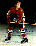 Bobby Hull Signed Blackhawks Color Stance 11x14 Photo w/HOF 1983, The Golden Jet - HUL11P419 - Bobby Hull Signed Blackhawks Color Stance 11x14 Photo w/HOF 1983, The Golden Jet product image