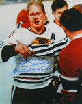 Bobby Hull Signed Blackhawks 'Blood' 16x20 Photo w/The Golden Jet - HUL16P401 - Bobby Hull Signed Blackhawks 'Blood' 16x20 Photo w/The Golden Jet product image