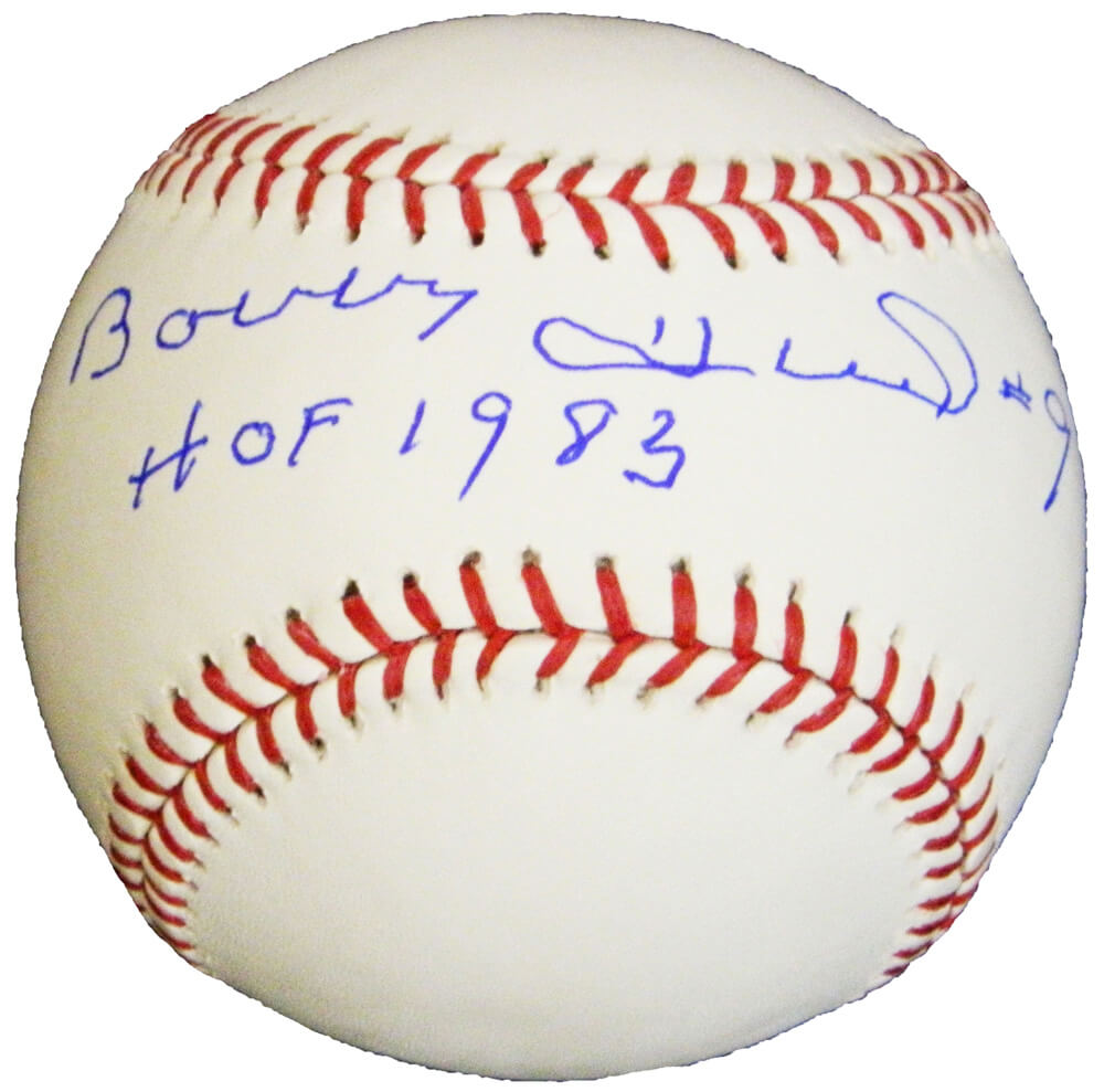 Bobby Hull Signed Rawlings MLB Baseball w/HOF 1983 - HULBSB101 - Bobby Hull Signed Rawlings MLB Baseball w/HOF 1983 product image