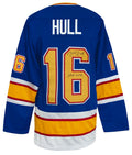 Brett Hull Signed Blue Custom Hockey Jersey w/HOF 2009 - HULJRY452 - Brett Hull Signed Blue Custom Hockey Jersey w/HOF 2009 product image
