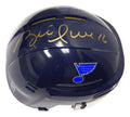 Brett Hull Signed St. Louis Blues Hockey Mini Helmet - HULMIN475 - Brett Hull Signed St. Louis Blues Hockey Mini Helmet product image