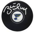 Brett Hull Signed St Louis Blue Logo Hockey Puck (JSA) - HULPUC487 - Brett Hull Signed St Louis Blue Logo Hockey Puck (JSA) product image