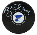 Brett Hull Signed St Louis Blue Logo Hockey Puck (Beckett) - HULPUC488 - Brett Hull Signed St Louis Blue Logo Hockey Puck (Beckett) product image
