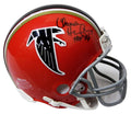Claude Humphrey Signed Atlanta Falcons Red Throwback Riddell Mini Helmet w/HOF'14 - HUMMIN300 - Claude Humphrey Signed Atlanta Falcons Red Throwback Riddell Mini Helmet w/HOF'14 product image