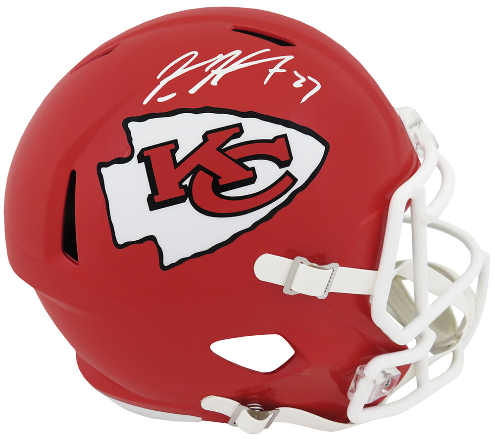Kareem Hunt Signed Kansas City Chiefs Riddell Full Size Speed Replica Helmet - (Fanatics) - HUNREP301 - Kareem Hunt Signed Kansas City Chiefs Riddell Full Size Speed Replica Helmet - (Fanatics) product image