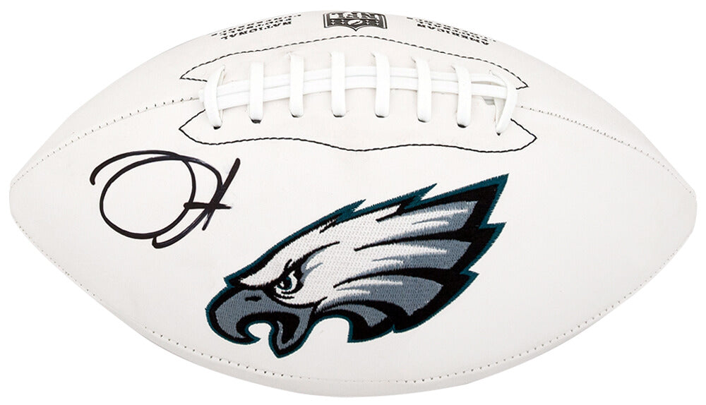 Jalen Hurts Signed Philadelphia Eagles Wilson White Logo Football - (Beckett) - HURFTB310 - Jalen Hurts Signed Philadelphia Eagles Wilson White Logo Football - (Beckett) product image