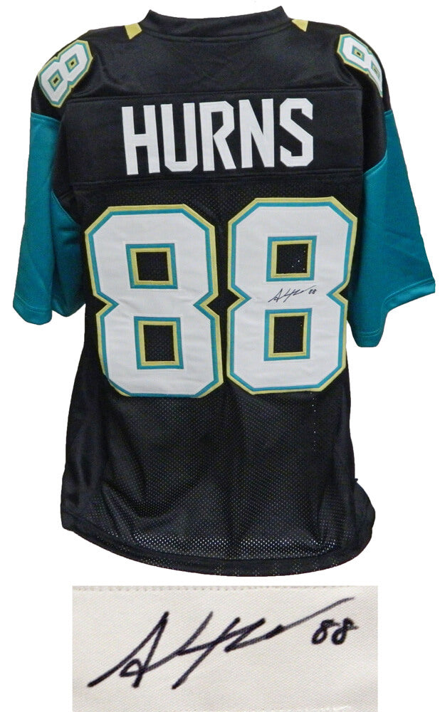 Allen Hurns Signed Black Custom Football Jersey - HURJRY300 - Allen Hurns Signed Black Custom Football Jersey product image