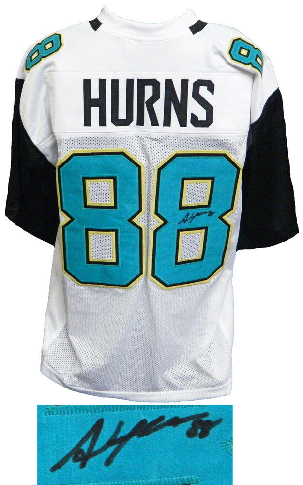 Allen Hurns Signed White Custom Football Jersey - HURJRY301 - Allen Hurns Signed White Custom Football Jersey product image