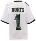 Jalen Hurts Signed White Custom Football Jersey - (JSA) - HURJRY310 - Jalen Hurts Signed White Custom Football Jersey - (JSA) product image