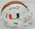 Allen Hurns Signed Miami Hurricanes Riddell Speed Mini Helmet - HURMIN301 - Allen Hurns Signed Miami Hurricanes Riddell Speed Mini Helmet product image