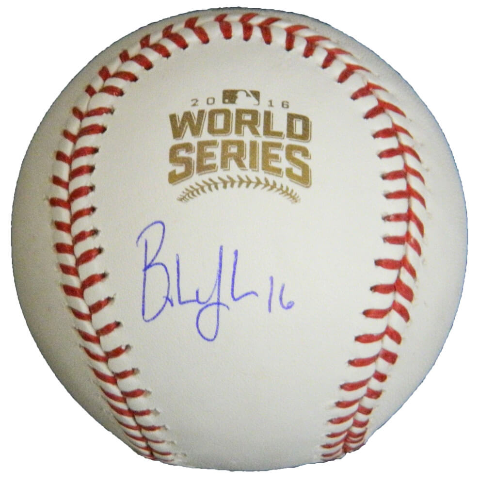 Brandon Hyde Signed Rawlings Official 2016 World Series Baseball - HYDBSB100 - Brandon Hyde Signed Rawlings Official 2016 World Series Baseball product image