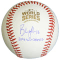 Brandon Hyde Signed Rawlings Official 2016 World Series Baseball w/2016 WS Champs - HYDBSB101 - Brandon Hyde Signed Rawlings Official 2016 World Series Baseball w/2016 WS Champs product image