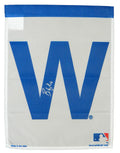 Brandon Hyde Signed Chicago Cubs 11x15 White W Garden Flag - HYDFLG100 - Brandon Hyde Signed Chicago Cubs 11x15 White W Garden Flag product image