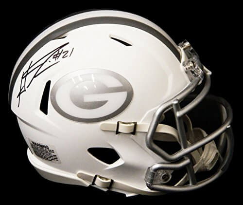 Ha Ha Clinton Dix Signed Green Bay Packers White Ice Riddell Speed Mini Helmet - CLIMIN301 - Ha Ha Clinton Dix Signed Green Bay Packers White Ice Riddell Speed Mini Helmet product image