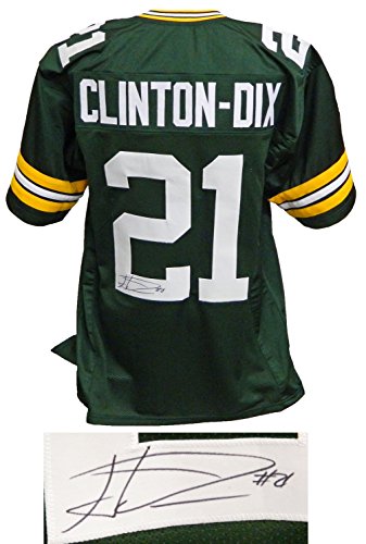 Ha Ha Clinton Dix Signed Green Custom Football Jersey - CLIJRY300 - Ha Ha Clinton Dix Signed Green Custom Football Jersey product image