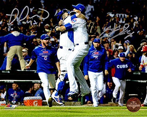 Hector Rondon & Miguel Montero Dual Signed Chicago Cubs 2015 NLDS Celebration Hug 8x10 Photo - RON08P122 - Hector Rondon & Miguel Montero Dual Signed Chicago Cubs 2015 NLDS Celebration Hug 8x10 Photo product image