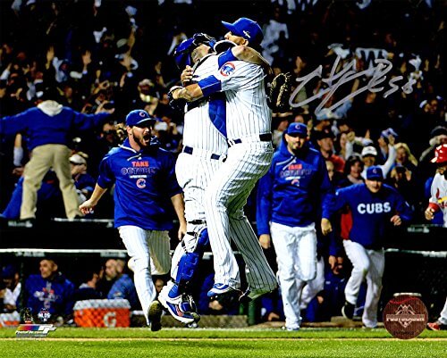 Hector Rondon Signed Chicago Cubs Celebration Hugging Miguel Montero 8x10 Photo - RON08P106 - Hector Rondon Signed Chicago Cubs Celebration Hugging Miguel Montero 8x10 Photo product image
