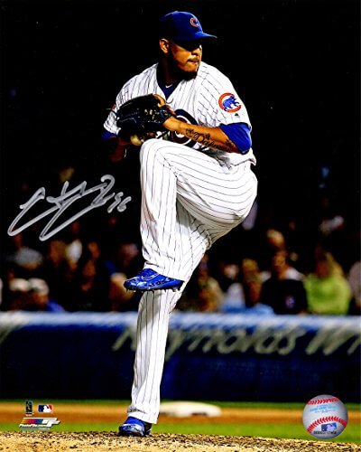 Hector Rondon Signed Chicago Cubs Pitching 8x10 Photo - RON08P107 - Hector Rondon Signed Chicago Cubs Pitching 8x10 Photo product image