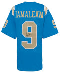 Nico Iamaleava Signed Blue Custom College Football Jersey - IAMJRY300 - Nico Iamaleava Signed Blue Custom College Football Jersey product image