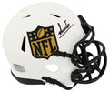 Nico Iamaleava Signed NFL Shield Logo LUNAR Riddell Speed Mini Helmet - IAMMIN302 - Nico Iamaleava Signed NFL Shield Logo LUNAR Riddell Speed Mini Helmet product image