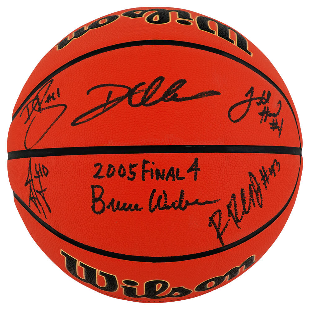 2005 Illinois Fighting Illini Team Signed Wilson NCAA Indoor/Outdoor Basketball w/6-Signatures - ILLBSK200 - 2005 Illinois Fighting Illini Team Signed Wilson NCAA Indoor/Outdoor Basketball w/6-Signatures product image