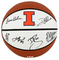 2005 Illinois Fighting Illini Team Signed Illinois Logo Brands Basketball w/6-Signatures - ILLBSK201 - 2005 Illinois Fighting Illini Team Signed Illinois Logo Brands Basketball w/6-Signatures product image