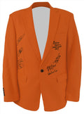 2005 Illinois Fighting Illini Team Signed Orange Blazer Sport Coat Jacket w/6 Signatures, 3 Inscriptions - ILLJRY201 - 2005 Illinois Fighting Illini Team Signed Orange Blazer Sport Coat Jacket w/6 Signatures, 3 Inscriptions product image