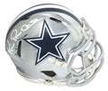 Michael Irvin Signed Dallas Cowboys Chrome Riddell Speed Mini Helmet - IRVMIN301 - Michael Irvin Signed Dallas Cowboys Chrome Riddell Speed Mini Helmet product image