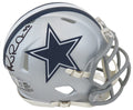 Michael Irvin Signed Dallas Cowboys Riddell Speed Mini Helmet (Beckett) - IRVMIN302 - Michael Irvin Signed Dallas Cowboys Riddell Speed Mini Helmet (Beckett) product image
